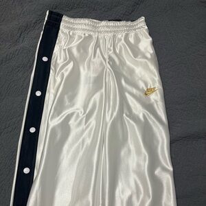 NWT Nike snap track pants wide leg
